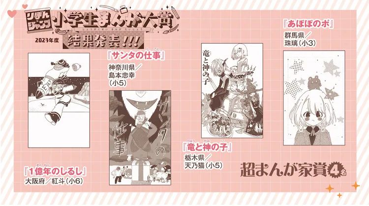 Para pemenang Ribbon x Jump Manga Award