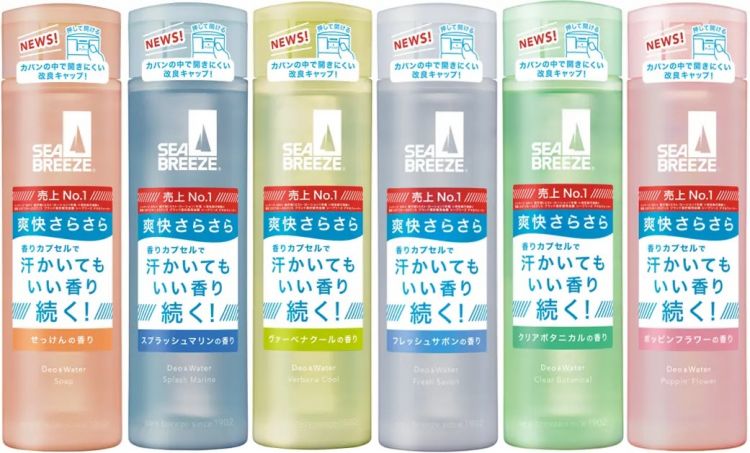 Deodoran SEA BREEZE Deo and Water (japantruly.com).