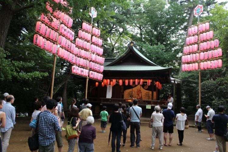 Festival Musim Gugur di Senzoku-ike