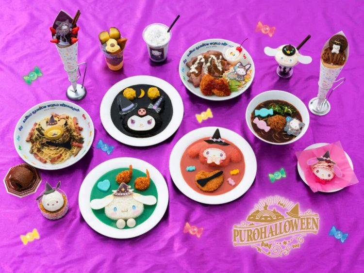 Hidangan bertema Halloween (Sanrio Co.Ltd)