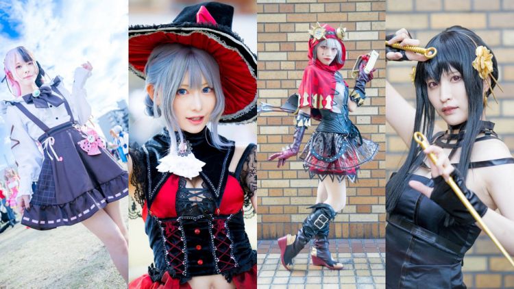 Para cosplayer yang hadir dalam Ikebukuro Halloween Cosplay Festival 2023