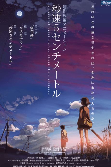 Poster 5 Centimeters per Second (Makoto Shinkai)