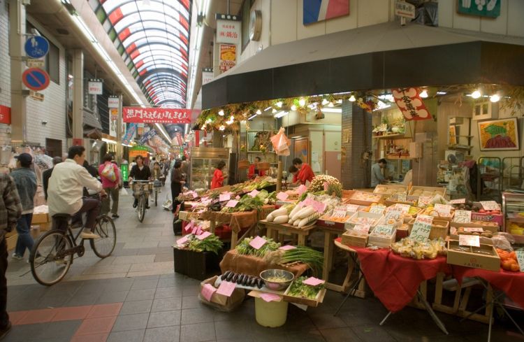 Pasar Kuromon di Osaka (Osaka Info)