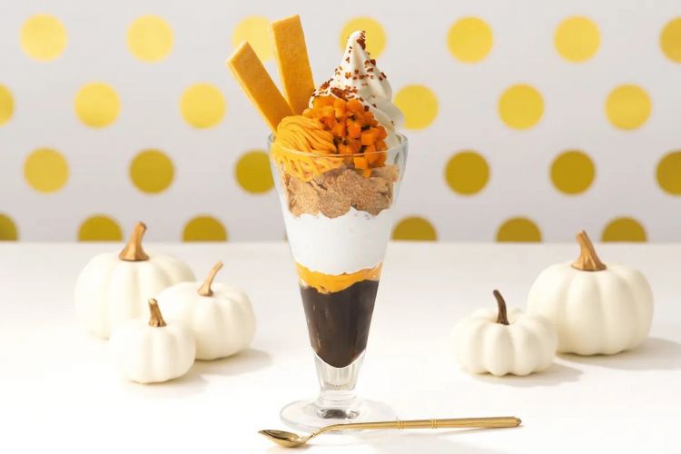 Kabocha Mont Blanc Parfait (Nana's Green Tea)