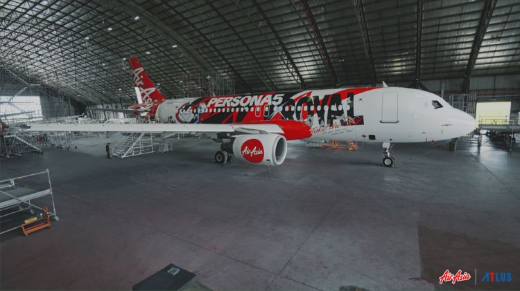 Livery Persona 5 (AirAsia Newsroom)