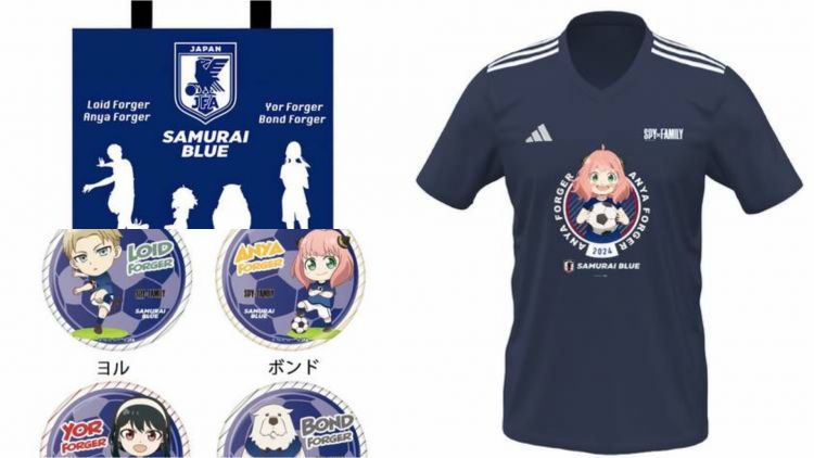 Merchandise kolaborasi SPY×FAMILY dan Samurai Blue