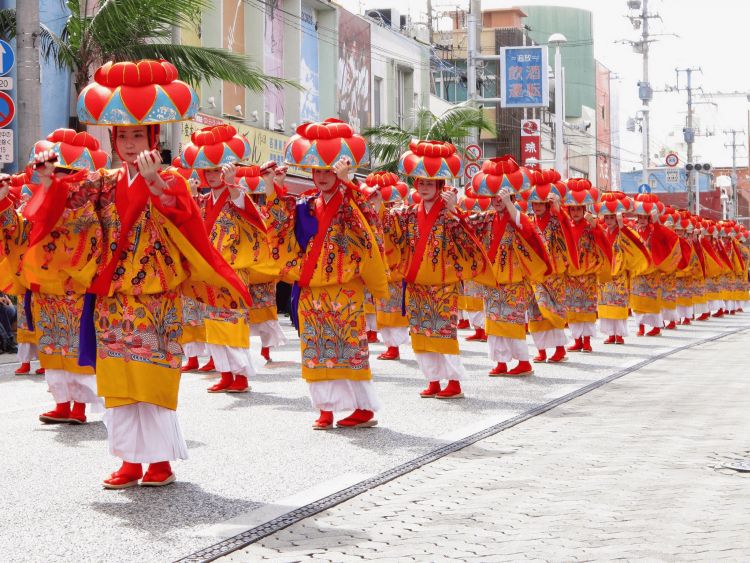 Shurijo Castle Revival Festival, Okinawa.