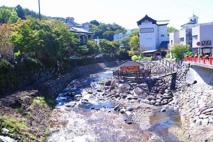 Tokko no Yu pemandian air panas tertua di Shuzenji Onsen