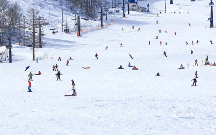 Tempat main ski di Nagano