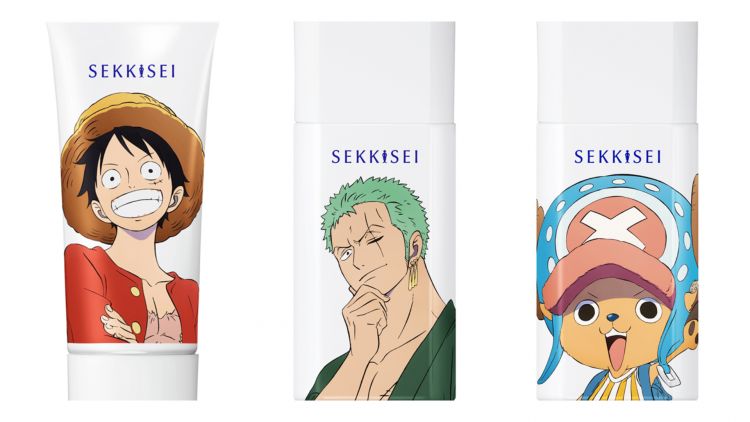 Setiap produk akan menampilkan kemasan dengan ilustrasi karakter One Piece