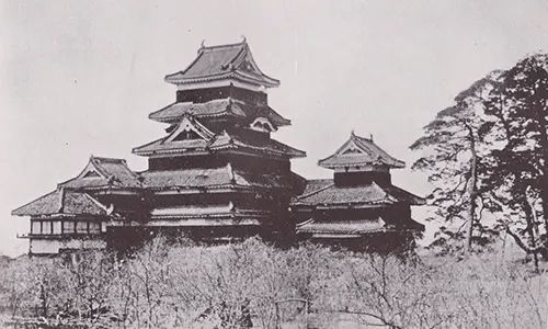 Gambar Kastil Matsumoto di Era Meiji