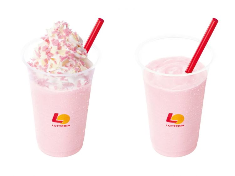 Menu Lotteria's Sakura Sweets Fair untuk rayakan hanami.