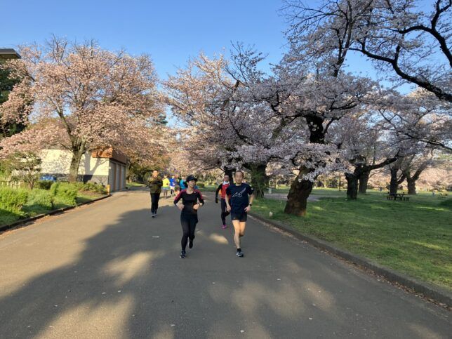 Spot jogging di Tokyo