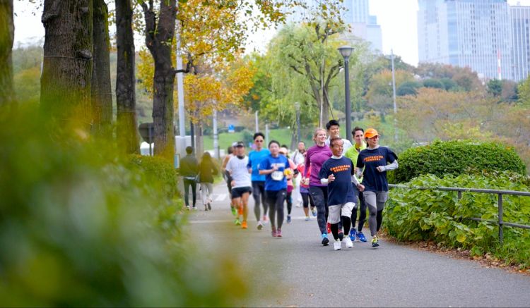 Spot jogging di Tokyo