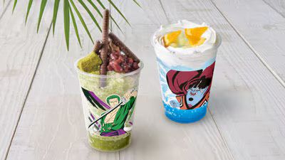 Swordsman Zoro’s Matcha Shaved Ice ~Red Bean & Warabi Mochi~