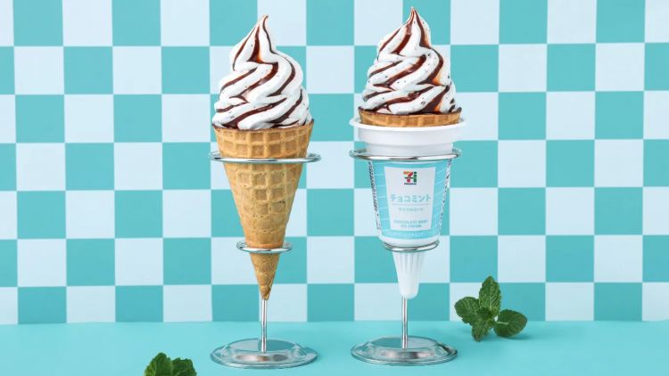 7-Eleven Chocomint Premium Waffle Cone (Oricon) 7-Eleven Chocomint Premium Waffle Cone (Oricon)