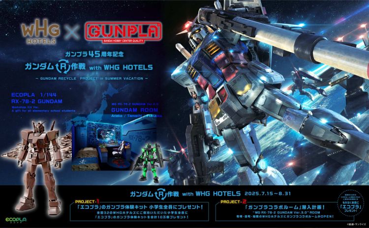 Operation Gundam R with WHG HOTELS