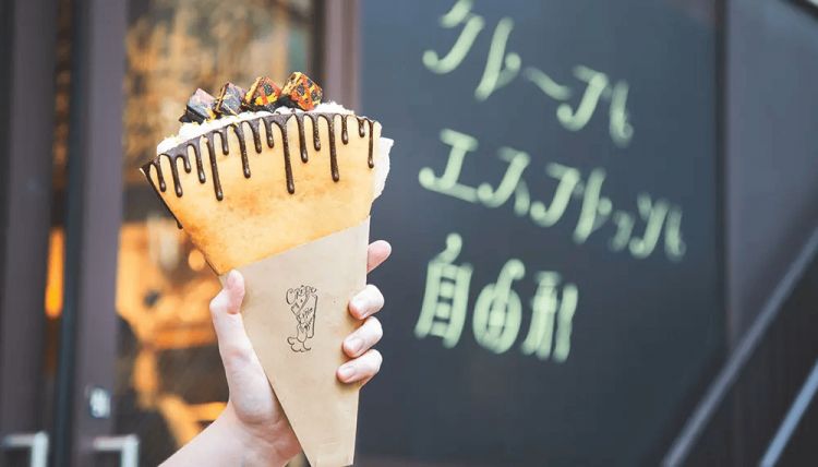 crepes di kafe di tokyo