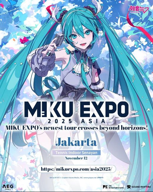 Hatsune Miku Kembali ke Jakarta untuk HATSUNE MIKU EXPO 2025 ASIA Hatsune Miku Kembali ke Jakarta untuk HATSUNE MIKU EXPO 2025 ASIA