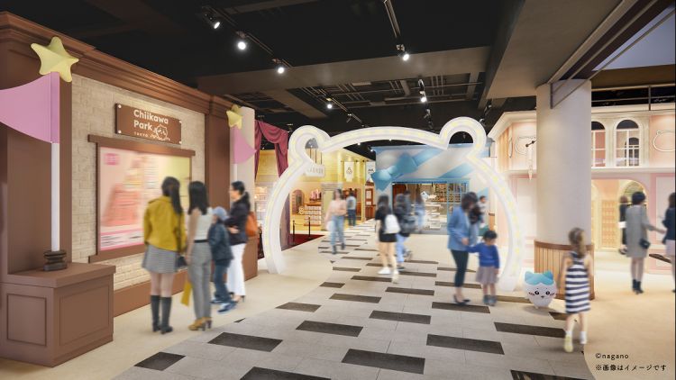 Lantai 1 Chiikawa Park yang berisi area shopping