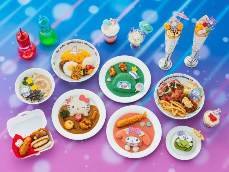 Menu bertema festival musim panas ala Sanrio (PR Times) Menu bertema festival musim panas ala Sanrio (PR Times)