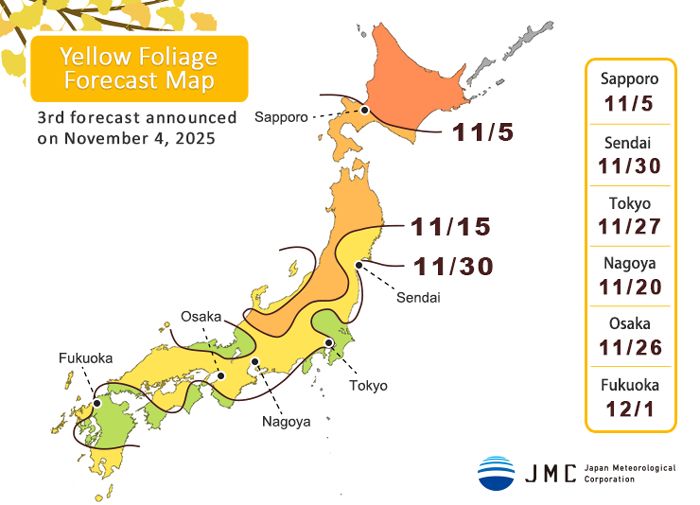 [UPDATE NOVEMBER 2025] Autumn Forecast 2025 Jepang!