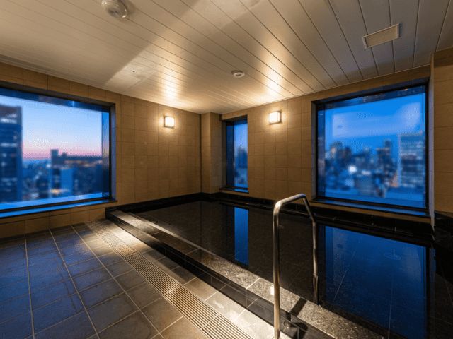 Sauna dan ofuro di Granbell Hotel Osaka