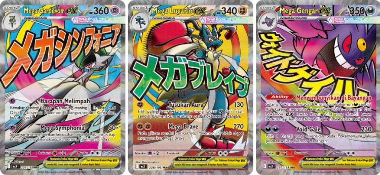 Pokémon Game Kartu Koleksi Rilis “Evolusi Mega Impian ex” 