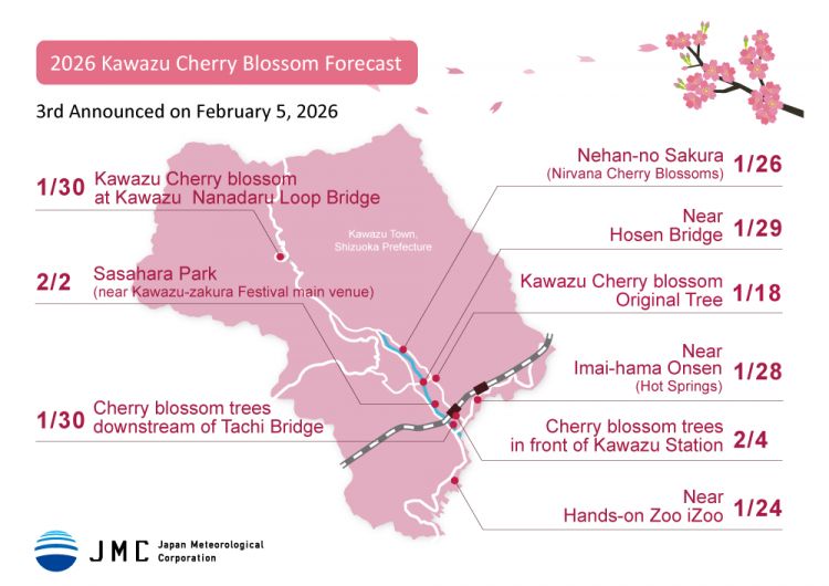 Prediksi Keempat Musim Sakura Jepang 2026!