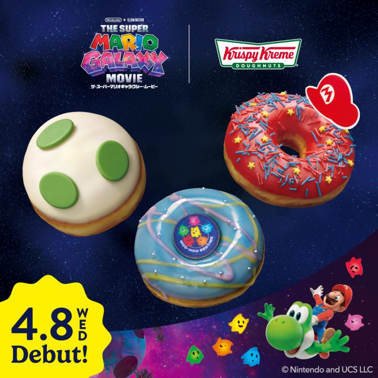Krispy Kreme Rilis Donat Bertema Super Mario Edisi Terbatas di Jepang